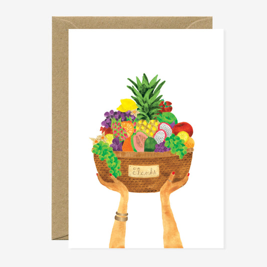 Fruit Basket Greeting Card