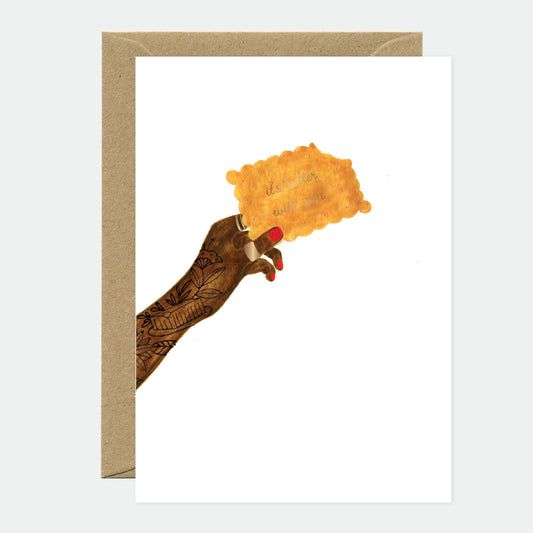 Butter With You Greeting Card