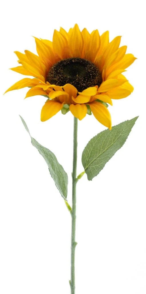 Sunflower spray Sunset orange 58cm