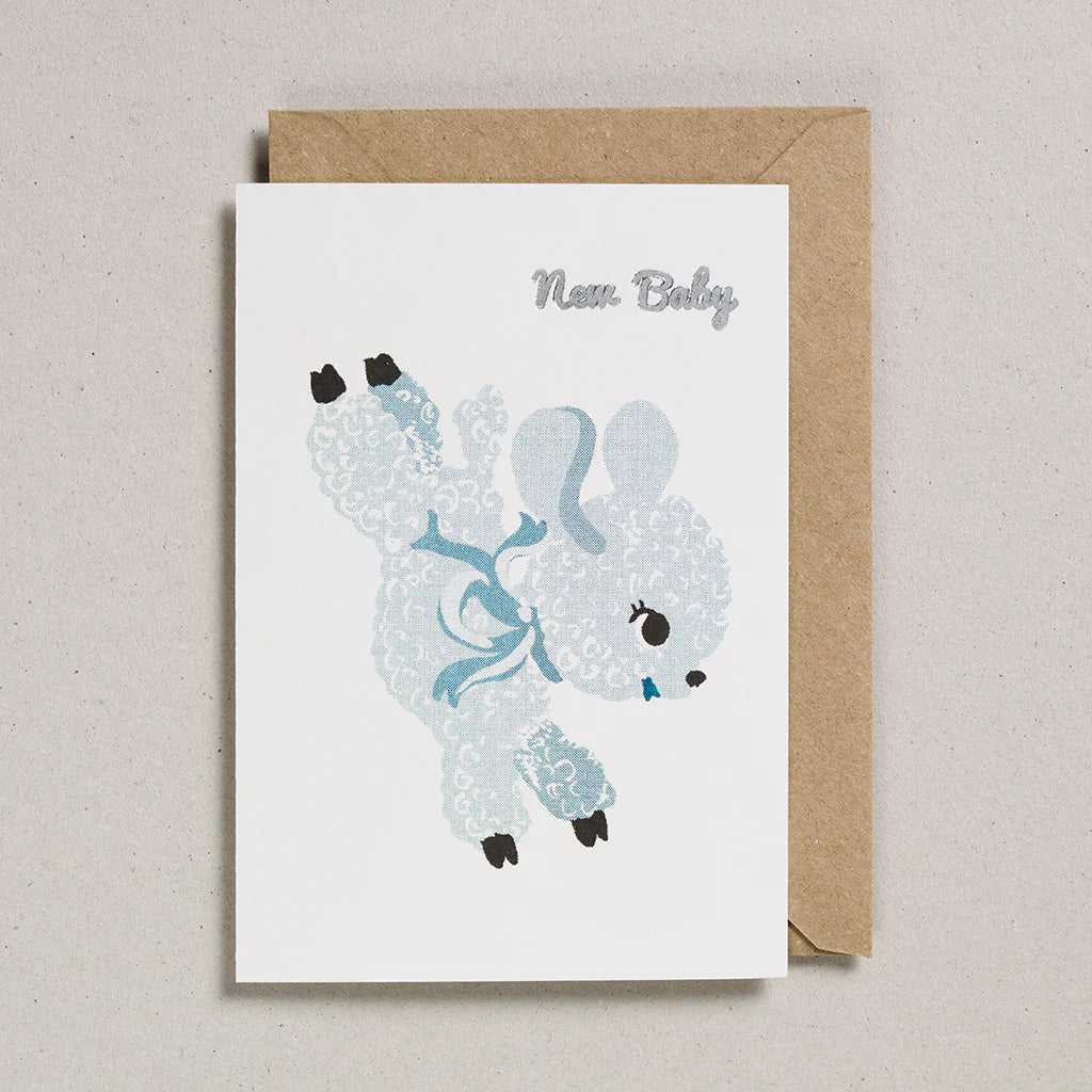 New Baby Lamb Card