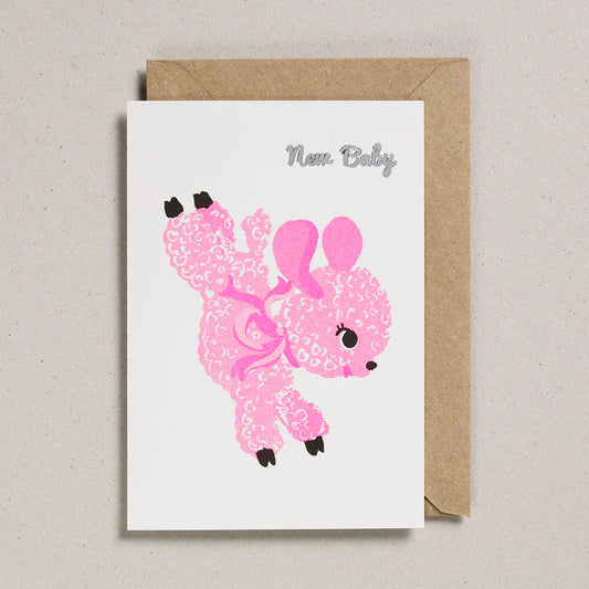 New Baby Lamb Card