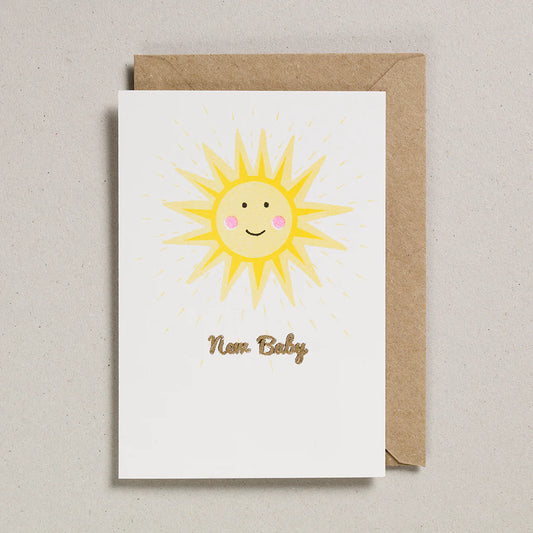 New Baby Sun Card