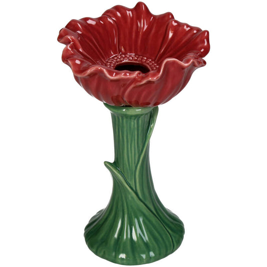 Vase Poppy Red