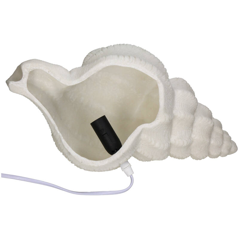 Table Lamp Shell Ivory