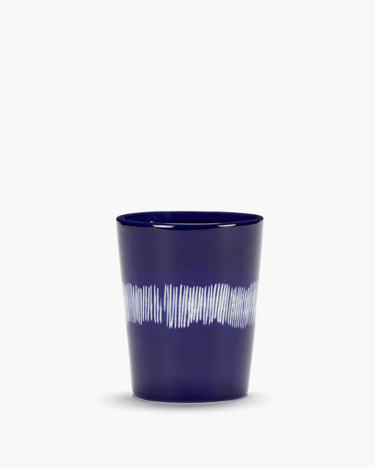 Ottolenghi Tea Cup - Dark Blue White