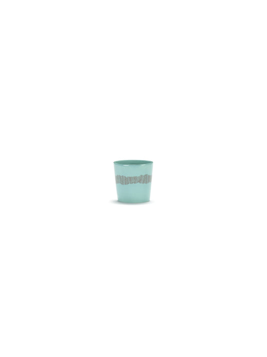 Ottolenghi Coffee Cup - Azure Stripes Red