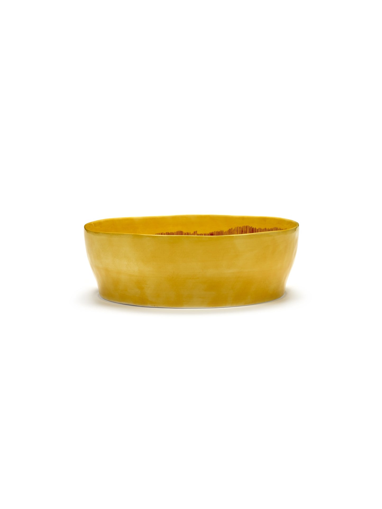 Ottolenghi Salad Bowl - Yellow Stripes Red