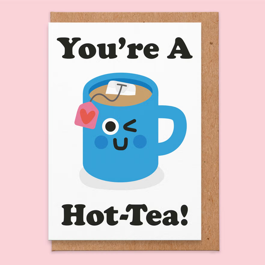 Hot Tea Greeting Card