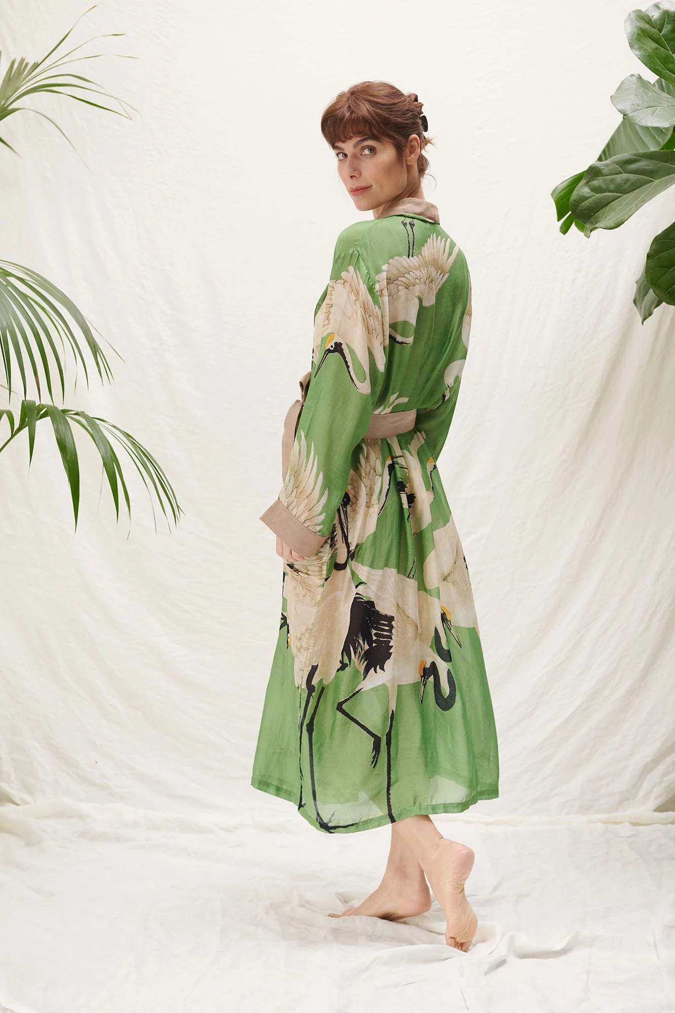 Gown - Stork Pea Green