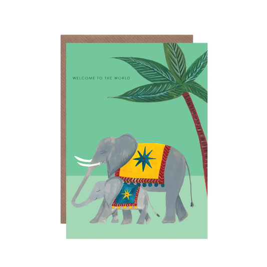 Elephant New Baby Greeting Card