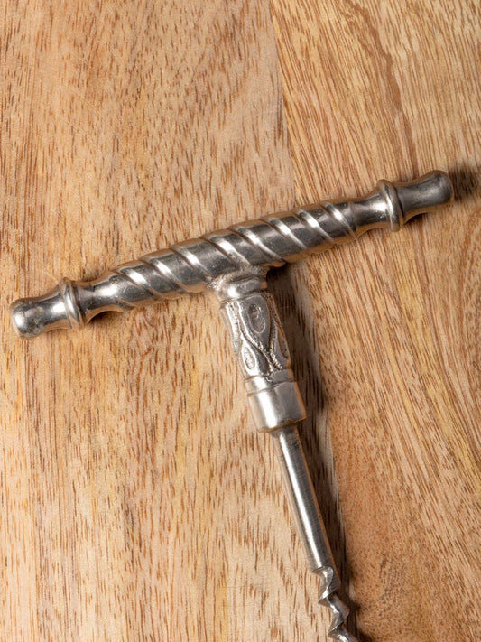 Engraved Silver Cork Screw