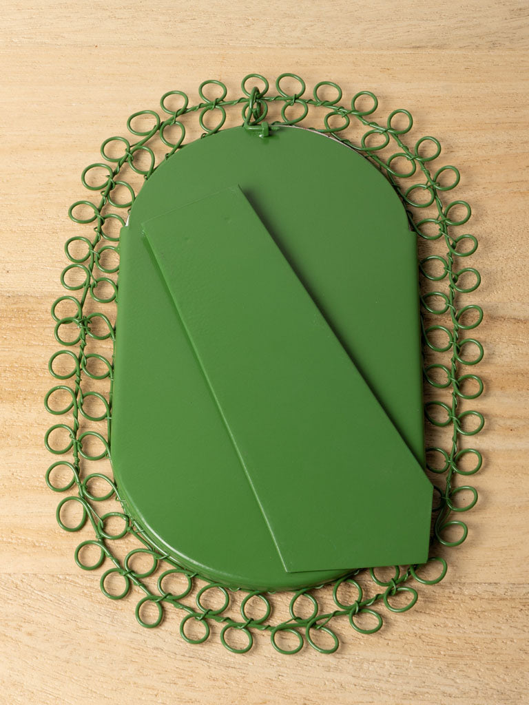Oval Mirror Braided Wire - 3 colors