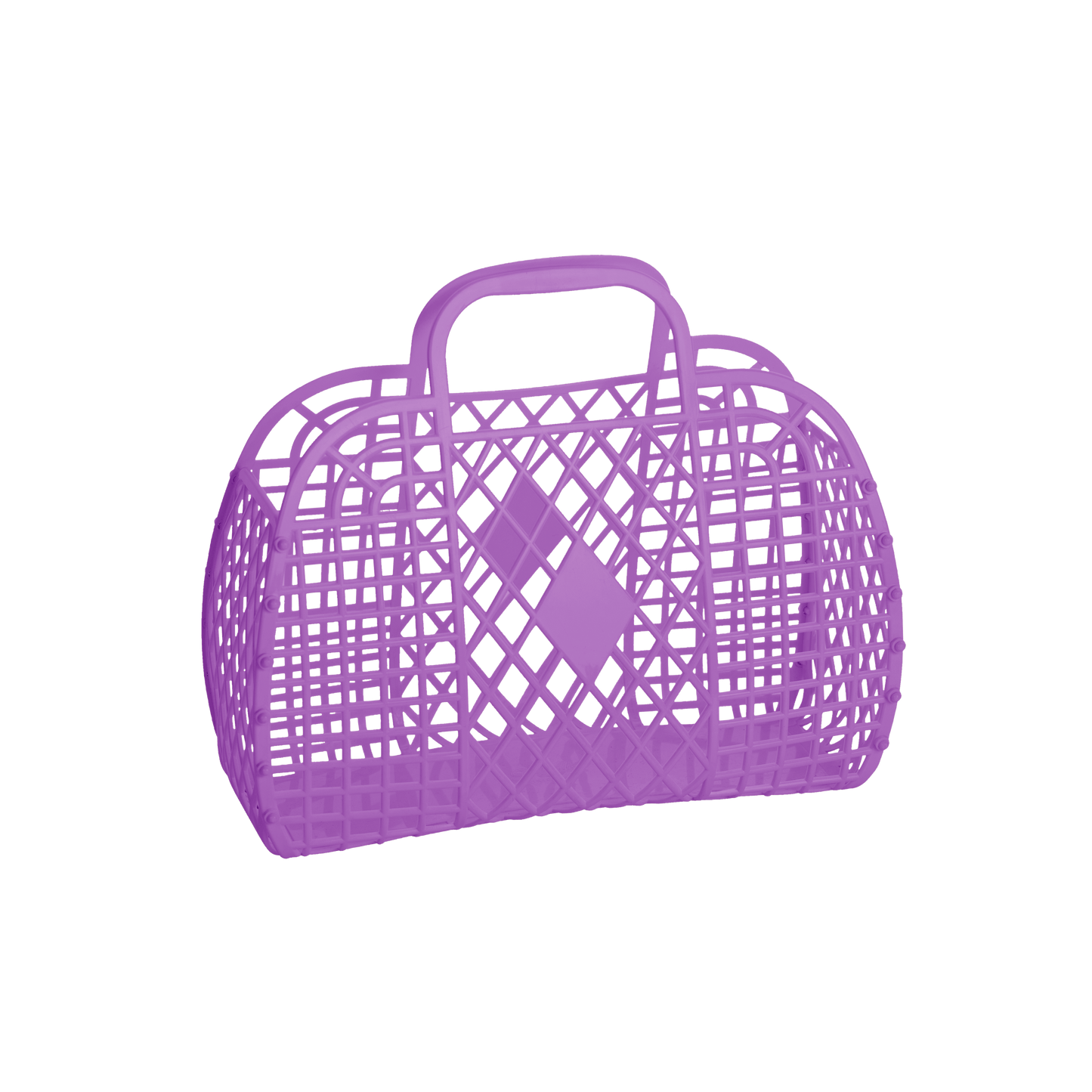 Small Retro Basket - Purple