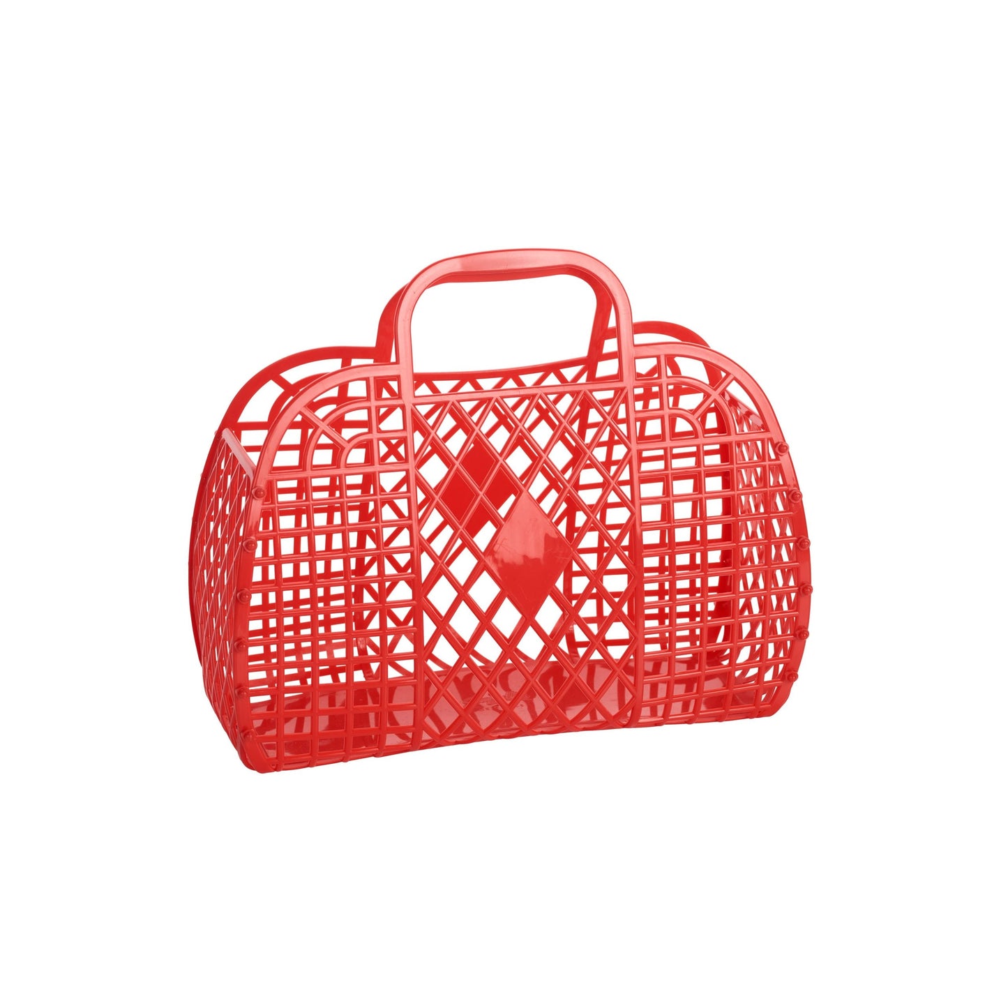 Sun Jellies Retro Basket - Small Red