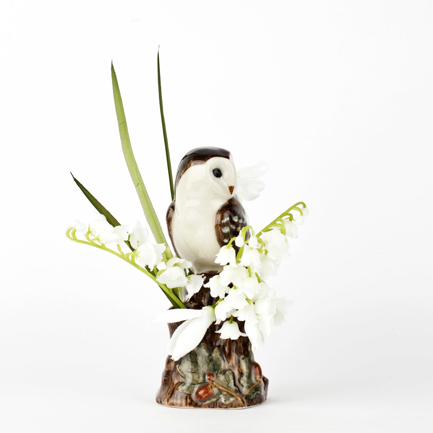 Barn Owl bud vase 02