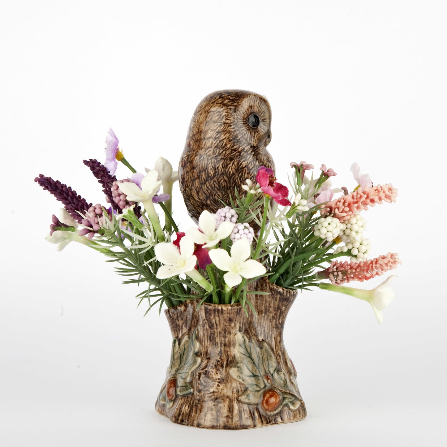 Tawny Owl bud vase 03