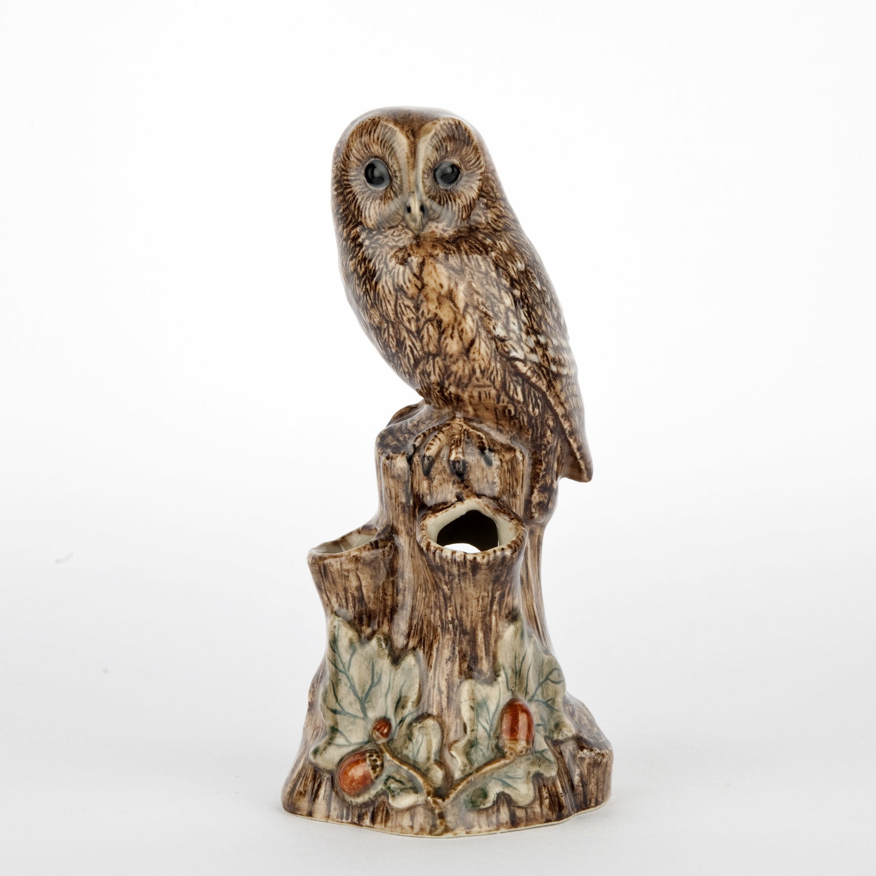 Tawny Owl bud vase 04