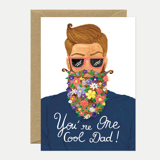One Cool Dad Greeting Card