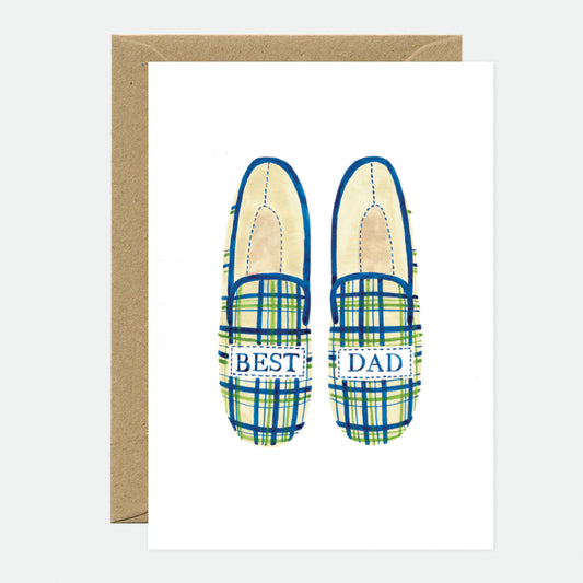 Best Dad Shoes Greeting Card