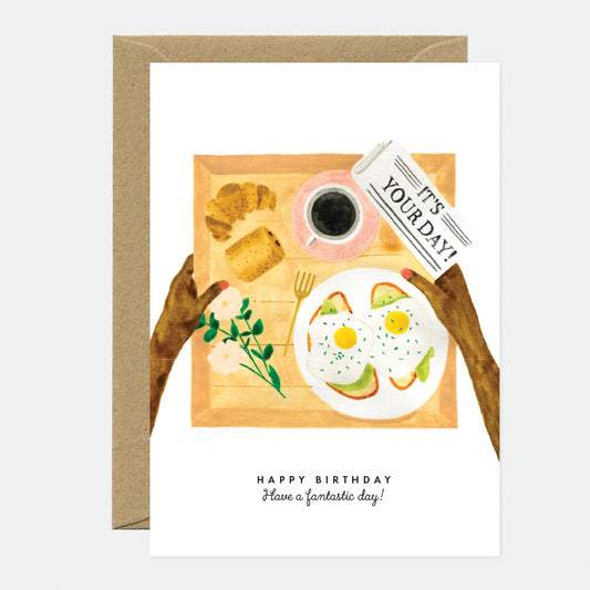 Your Day Breakfast Greeting Card