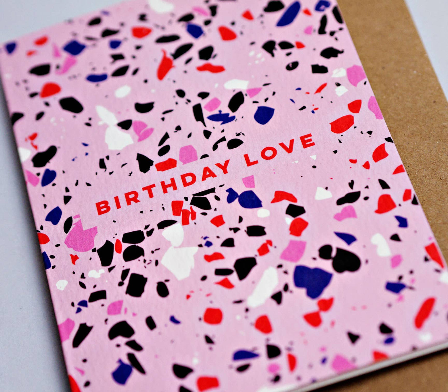 Terrazzo Birthday Love Card