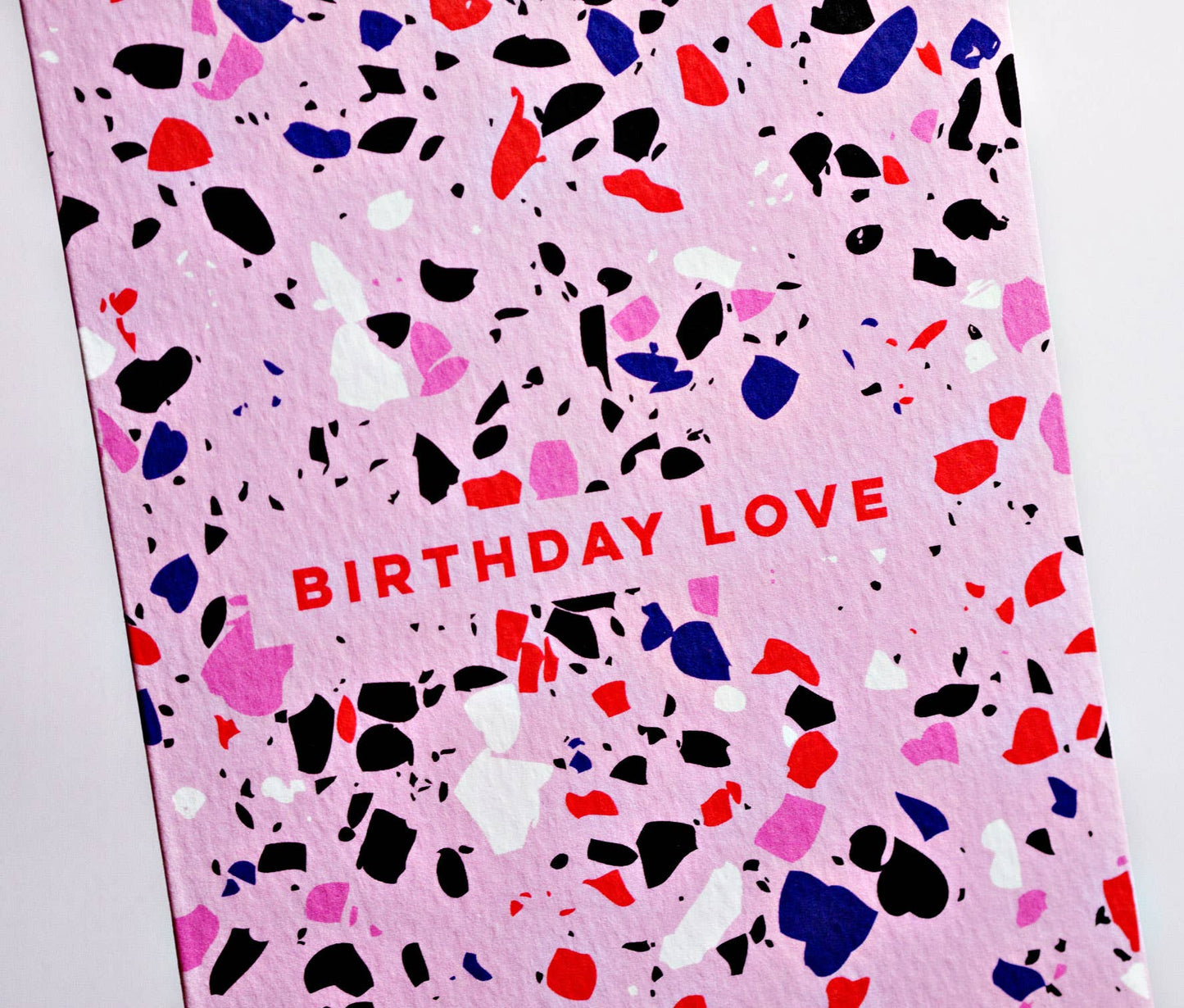 Terrazzo Birthday Love Card