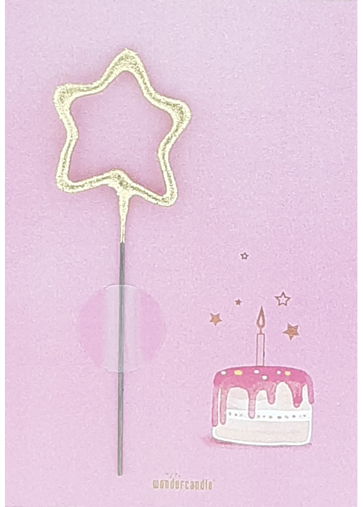 Mini Wondercard - Cake Celebration Pink