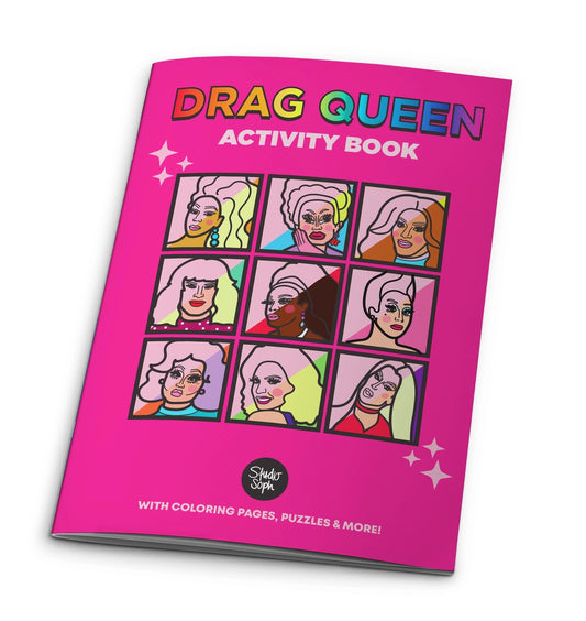 Drag Queen Activity Coloring Book