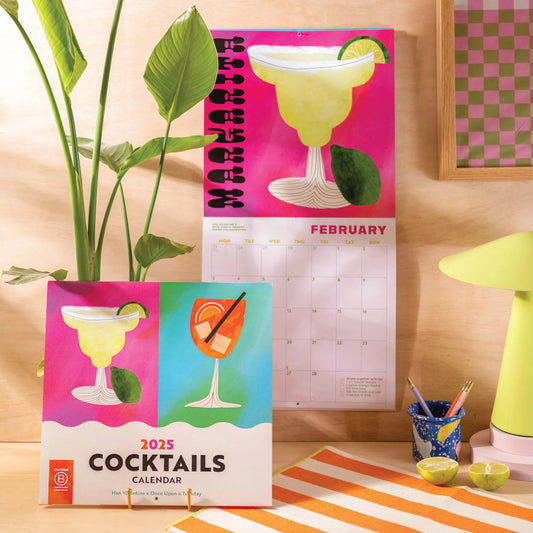 2025 Calendar - Cocktail