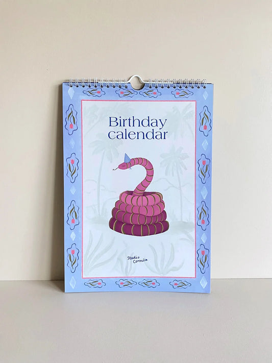 Studio Cornelia Birthday Calendar