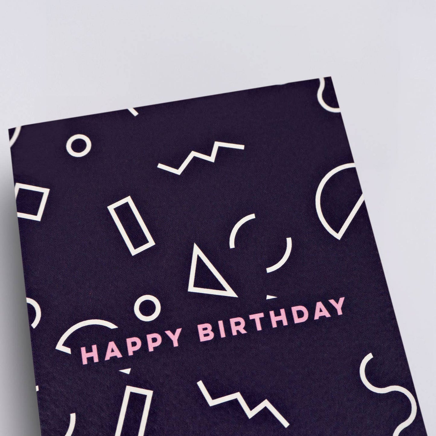 Birthday Mini Memphis Shapes Card