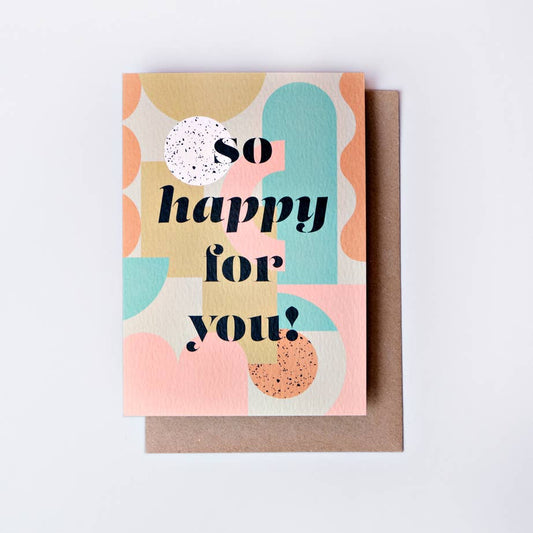 Oslo Happy For You Card