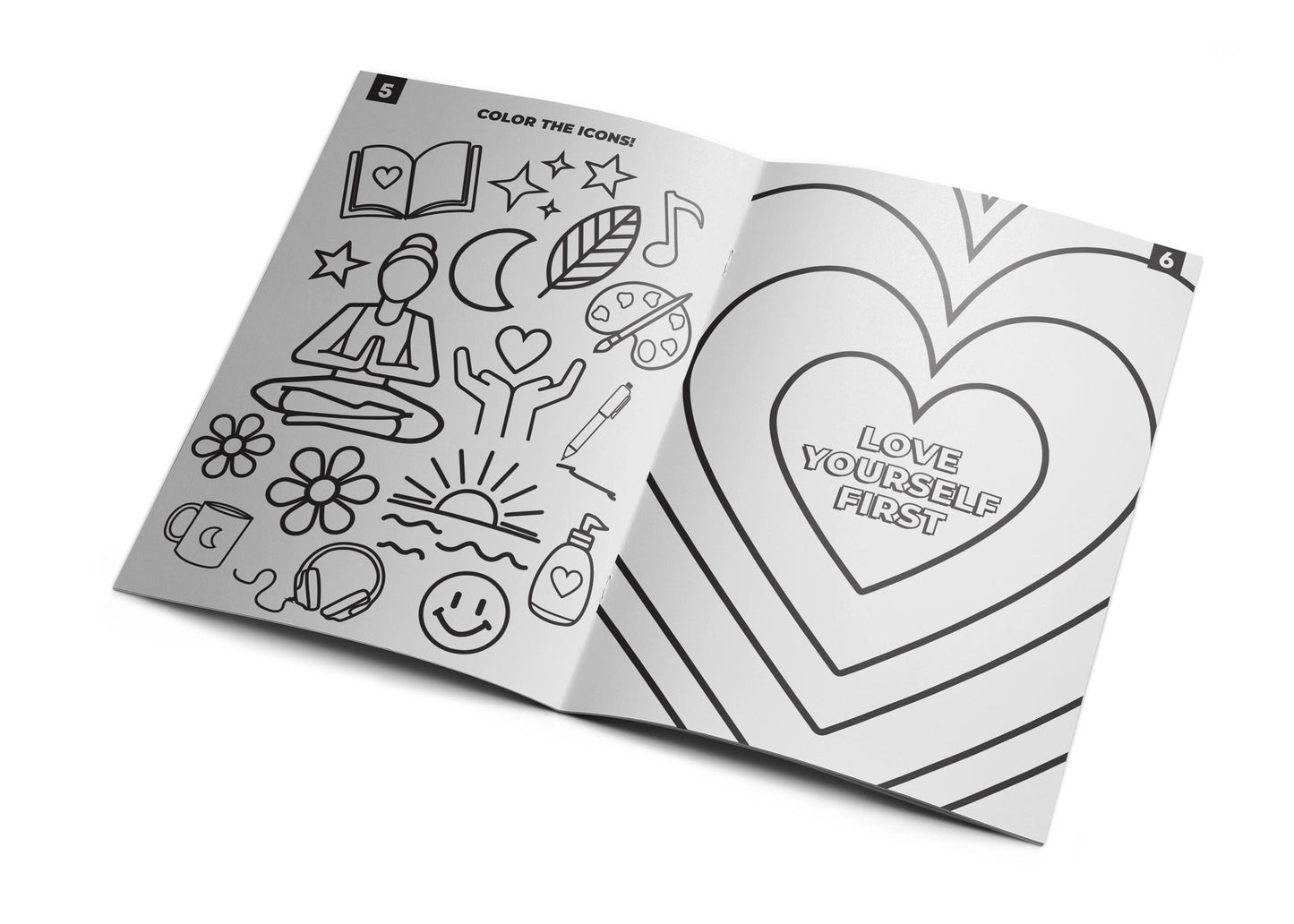 Self-Care Coloring Activity Book