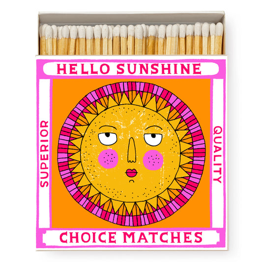 Hello Sunshine Matches Matchbox