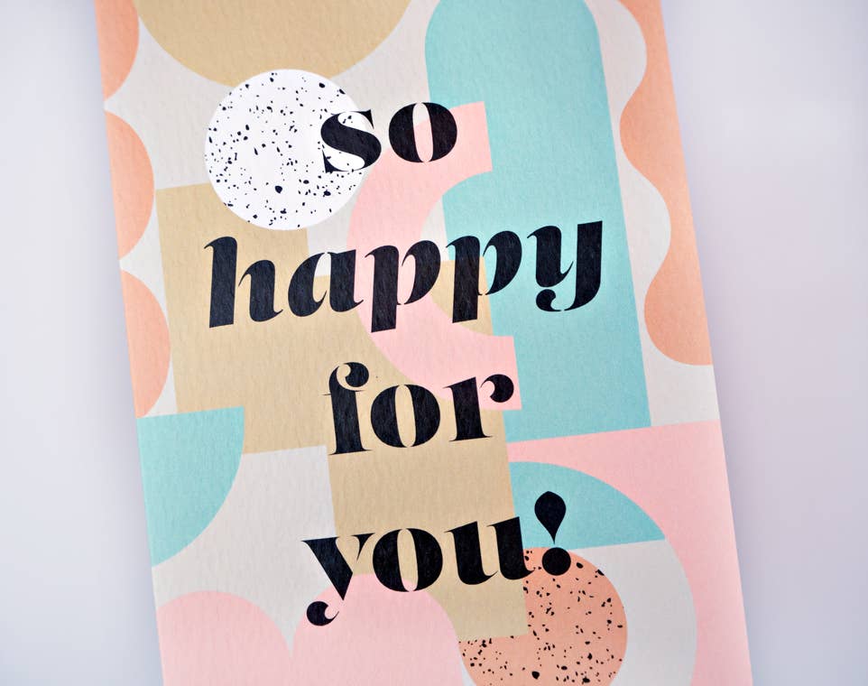 Oslo Happy For You Card