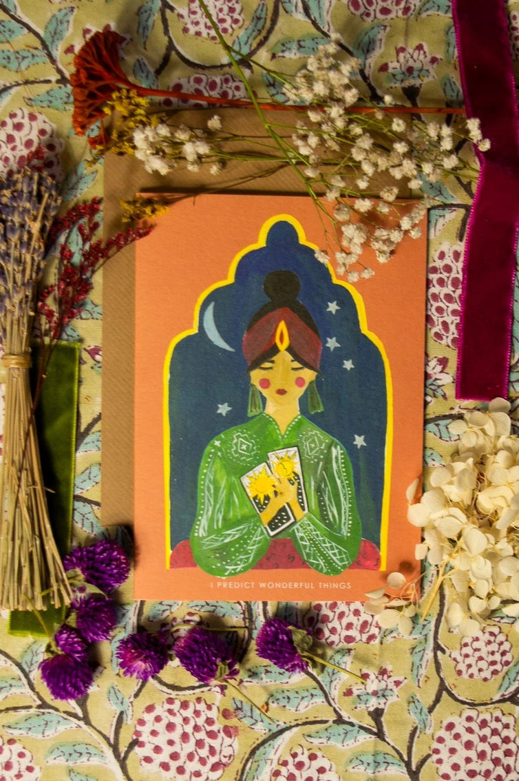 Tarot Reader Greeting Card