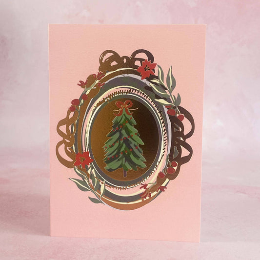 Vintage Christmas Tree Card