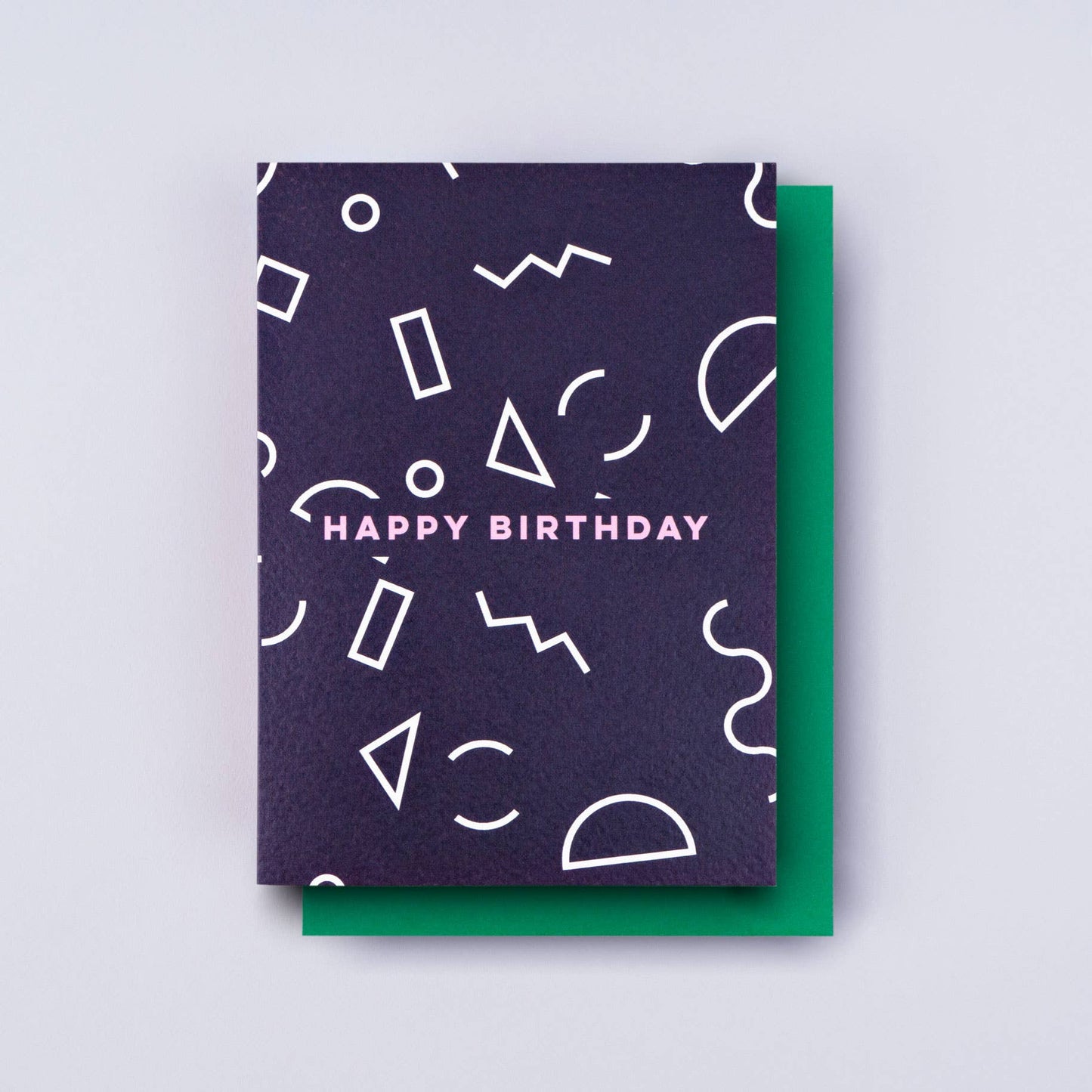 Birthday Mini Memphis Shapes Card