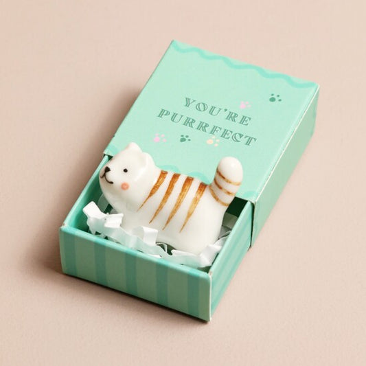 Tiny Matchbox with Ceramic Token - 8 styles