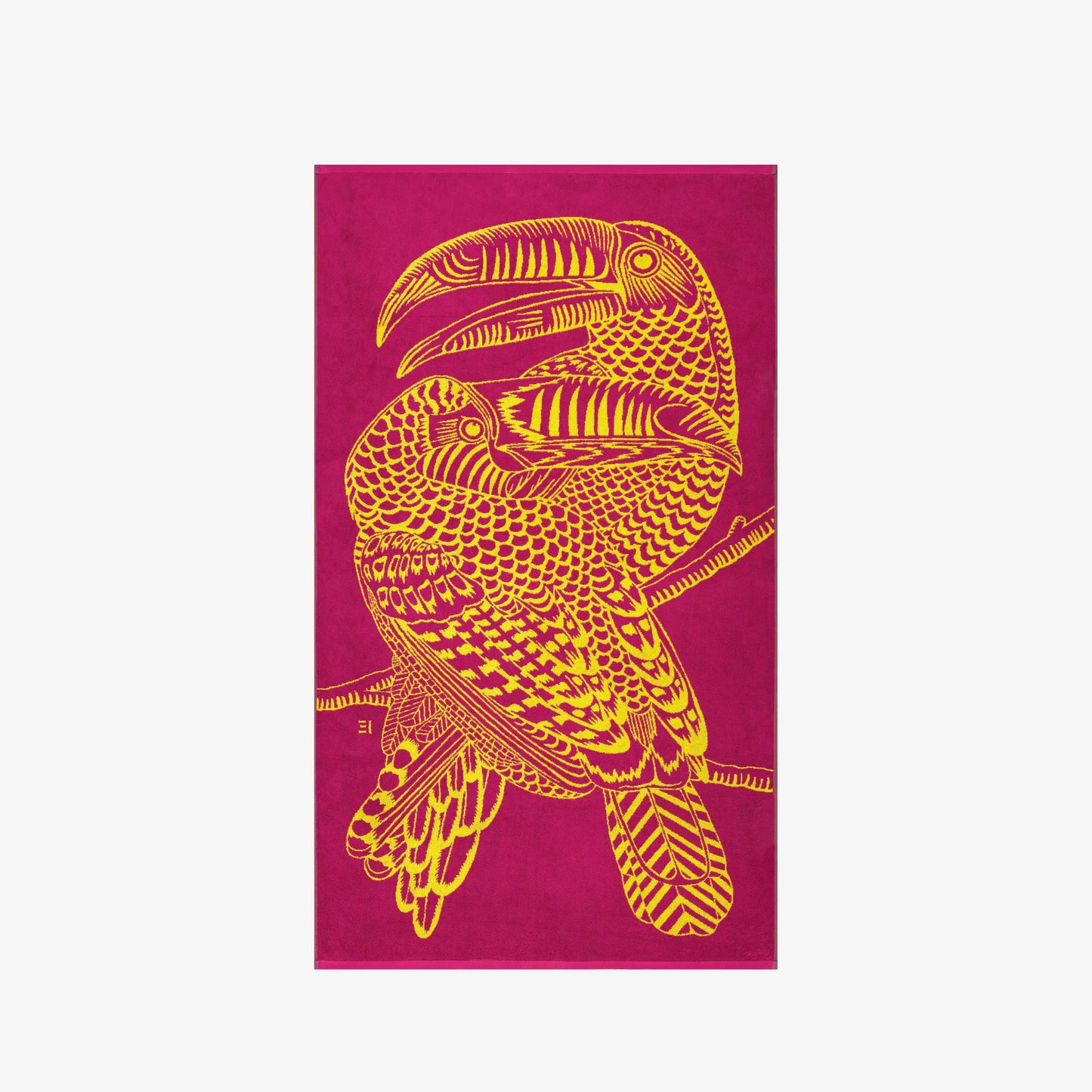 Beach Towel - Toucan Yellow