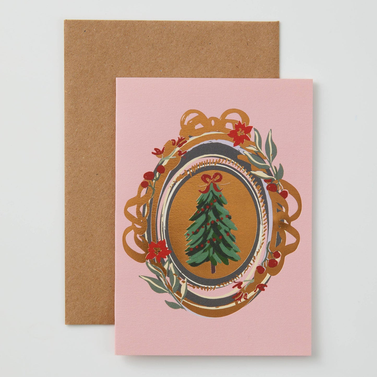 Vintage Christmas Tree Card