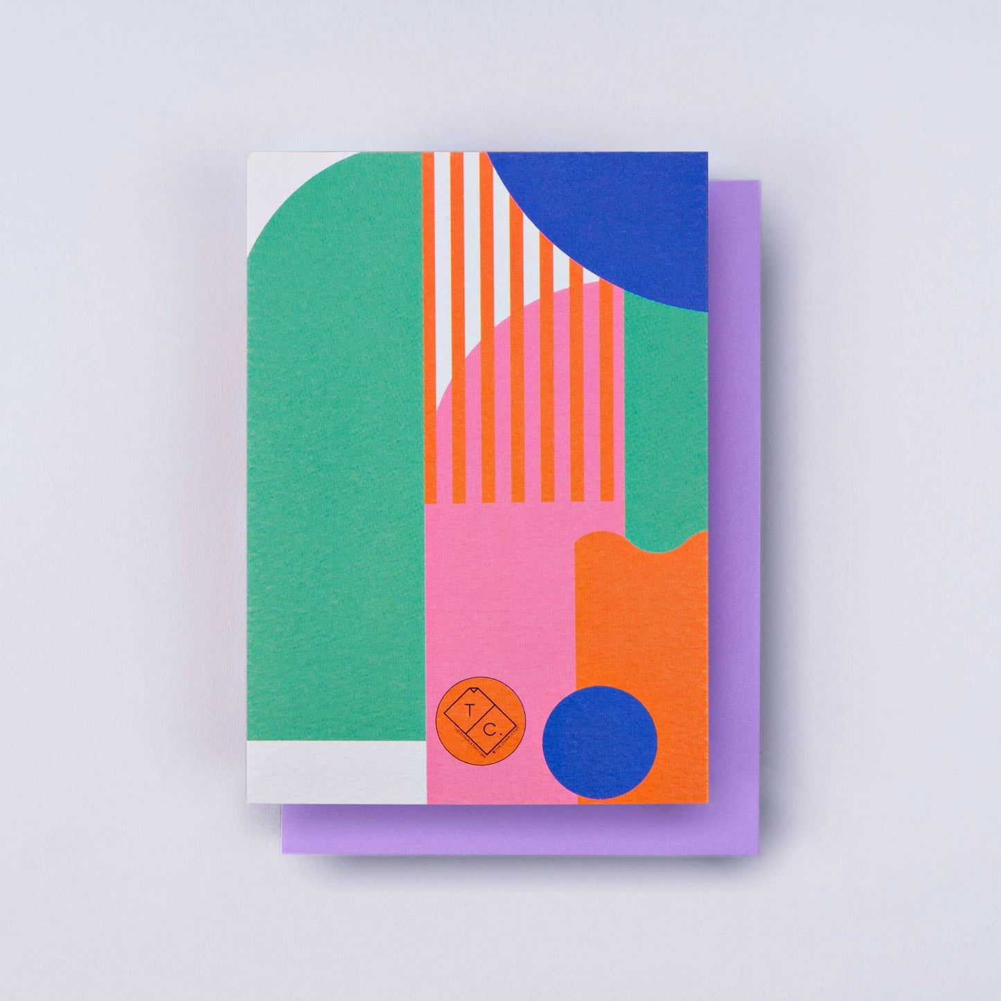 Miami Stripes Art Card