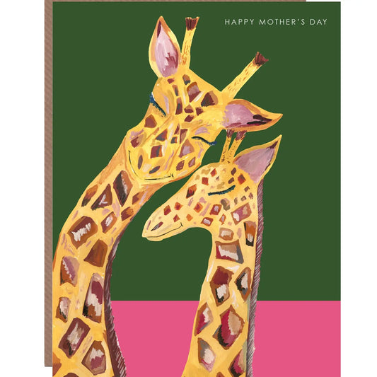 Giraffe Mother's Day' Greetings Card