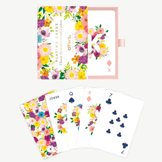 Granny Lilac Playing Cards