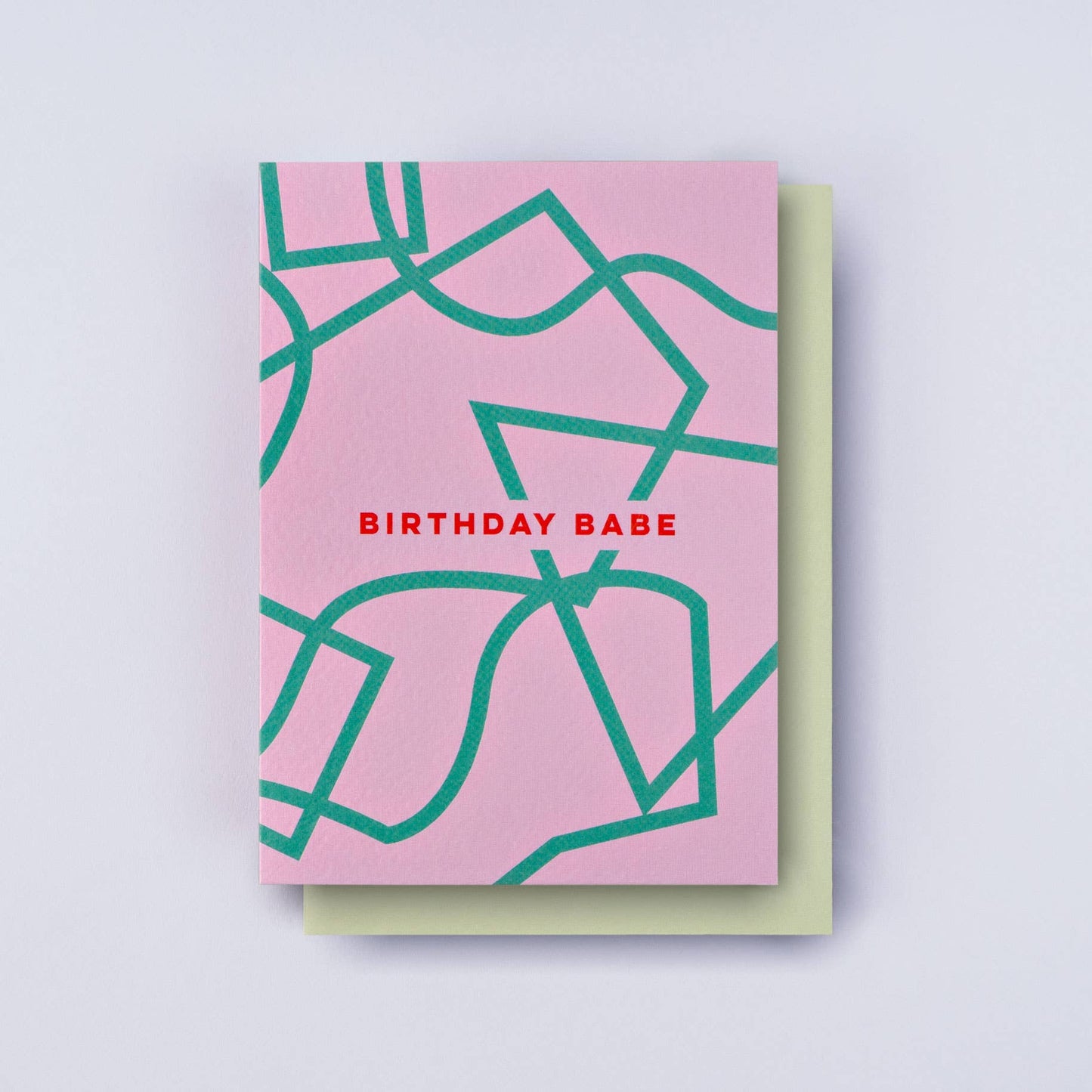 Birthday Babe Shapes Card