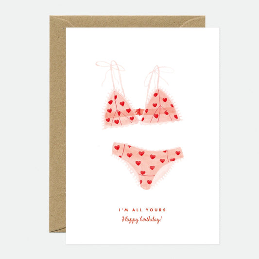 Sexy Underwear Greeting Card