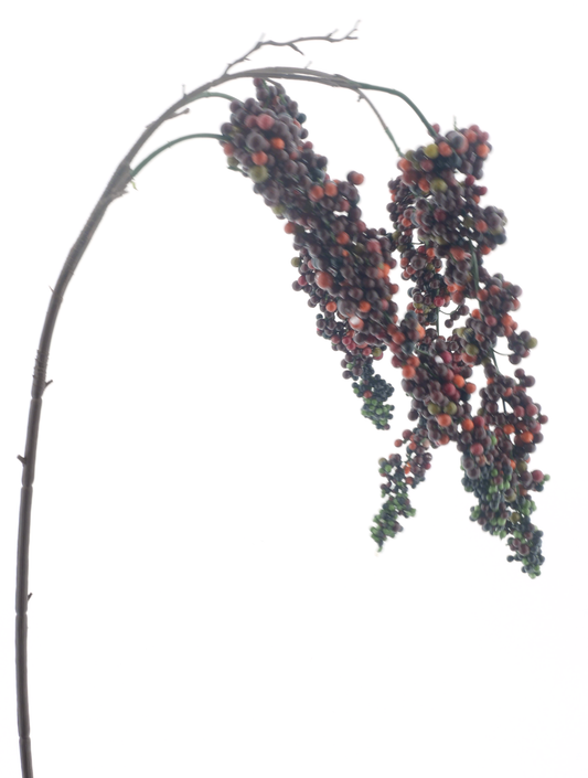 Sweet berry Spray Olivia Mixed Burgundy 113cm