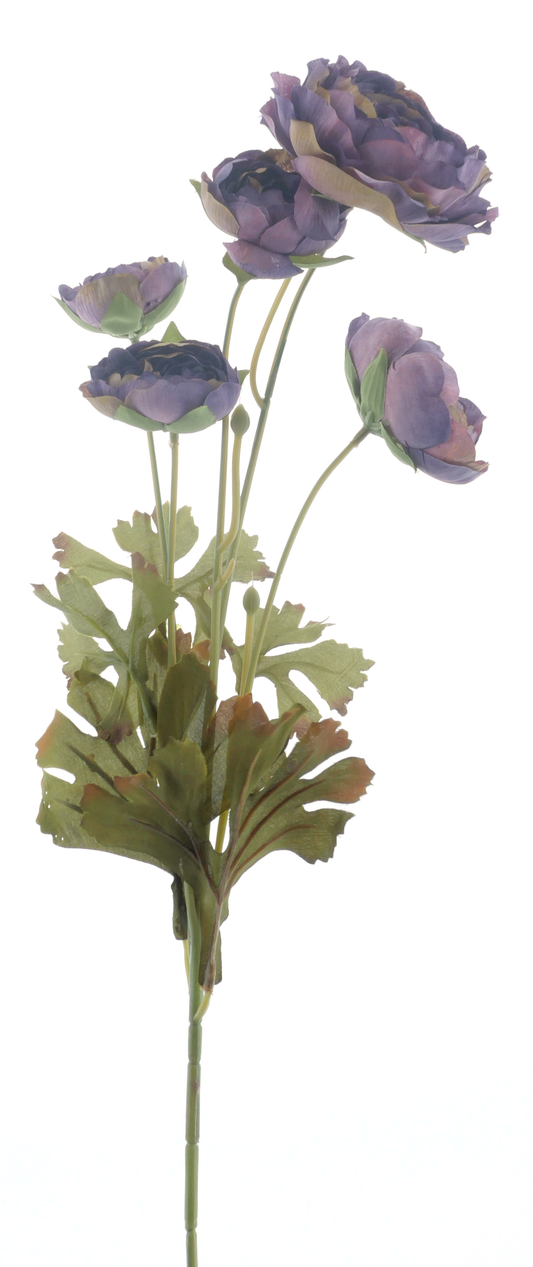 Ranunculus Spray Lavender 61cm