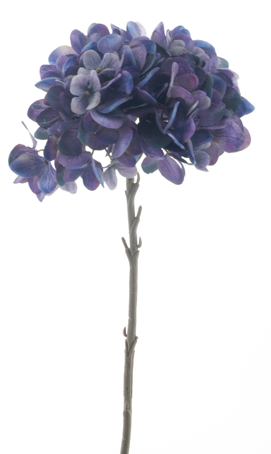 Autumn Hydrangea Spray Purple 46cm