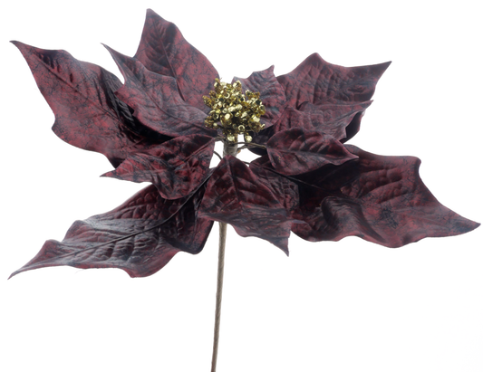 Poinsettia Spray Red 64cm